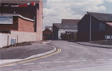 Abattoir (on left), viewed from Broadbank