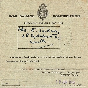 War Damage Contribution