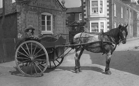 Milk delivery in Louth, early 20th century
