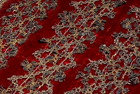 Detail of the bedcover