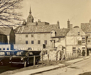 Aswell Street during demolition