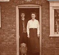 Florence and her uncle, A H Wright