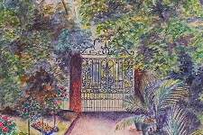 Gate at Thorpe Hall