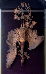 Heron with Bulrush and Ivy