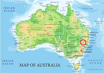 Location of Liverpool Plains