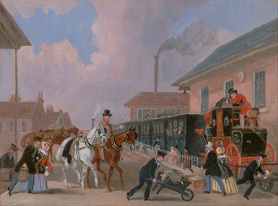 Coach on the train at Peterborough. J Pollard