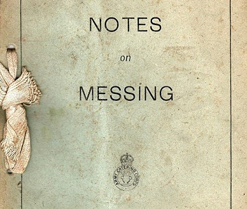 Booklet issued by Army Catering Corps