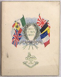 Regimental Christmas card