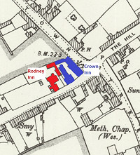 Location of Rodney Inn, Saltfleet