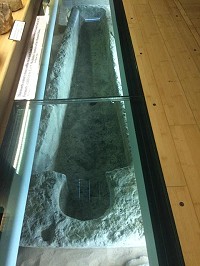 Coffin in Louth Museum