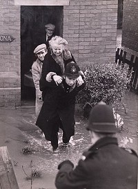 Rescue of Mrs L Lewis in 1953