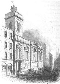 St Mildred’s 1839. Credit: Billings & Le Keux