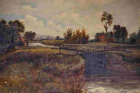 Painting by Bennett Hubbard