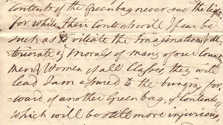 Letter written by Wilberforce