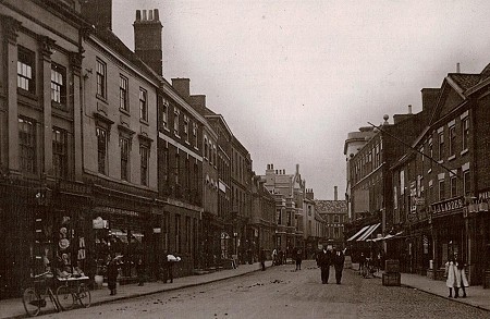 Mercer Row in the early 20th century